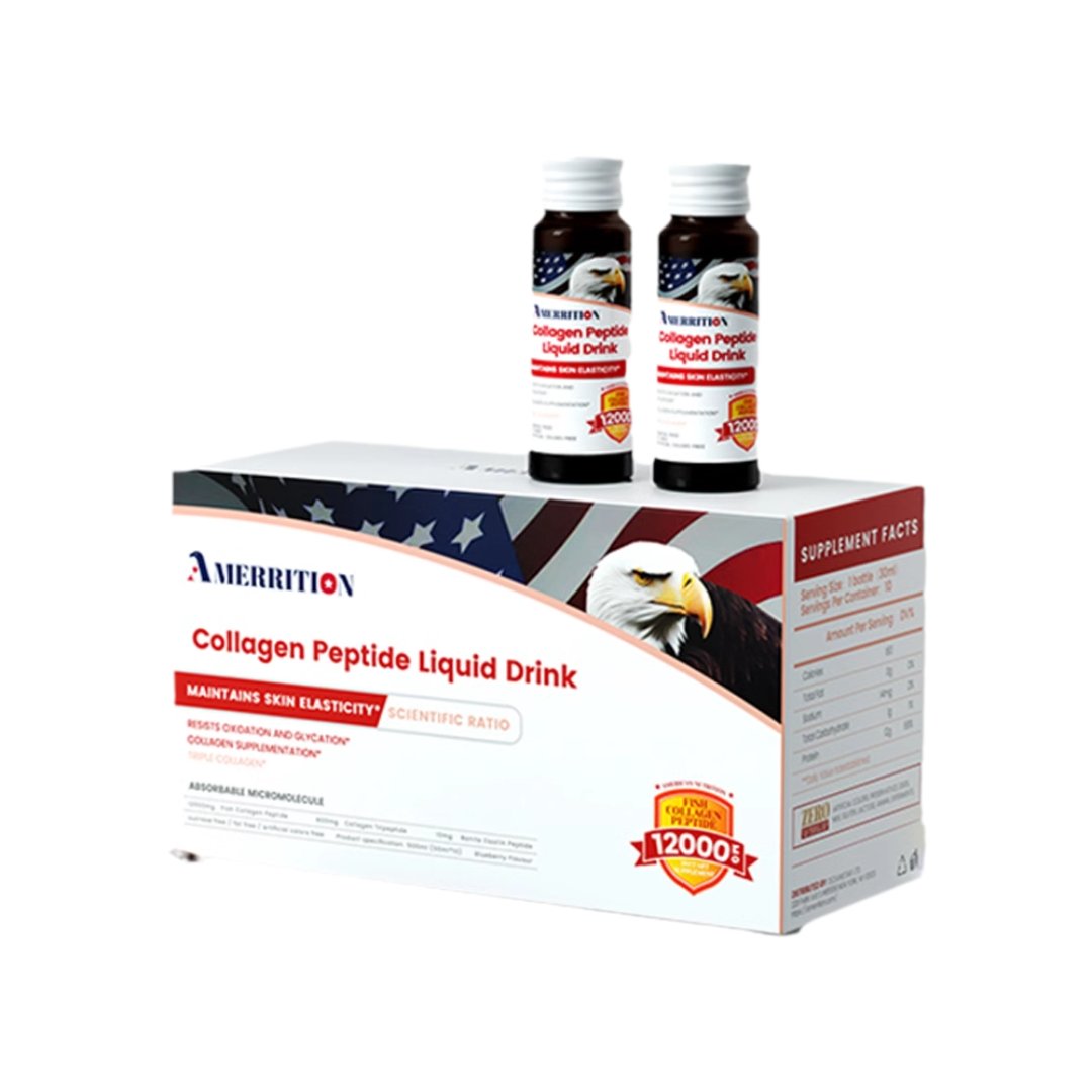 Amerrition - Amerrition - 膠原蛋白肽小分子口服液|防老抗皺|抗氧化|緊緻肌膚|改善淡黃色斑 - 營養補充劑